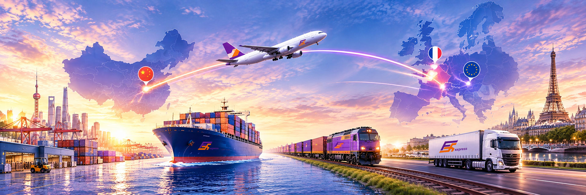 Logistique Chine-France, Entièrement Maîtrisée.
